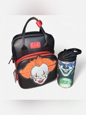 IT Graphic Horror Crossbody Bag & Tumbler Set